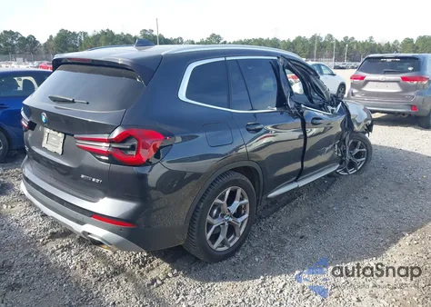 2022 BMW X3 Sdrive30I из США, поврежденный, VIN 5UX43DP09N9M62290